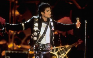 Michael Jackson in concert in Japan.