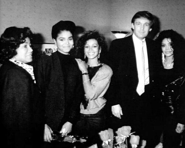 Трамп с матерью и сестрами Майкла